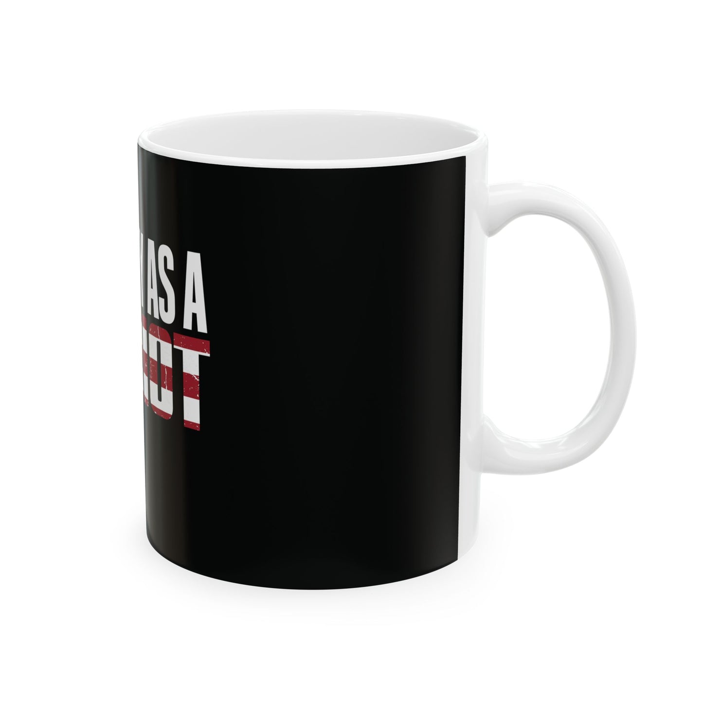 I Identify As A Patriot Ceramic Coffee Mug