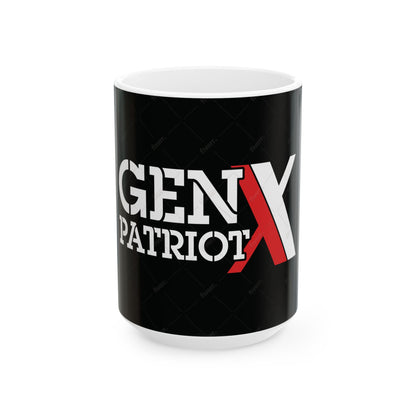 Gen X Patriot Ceramic Coffee Mug