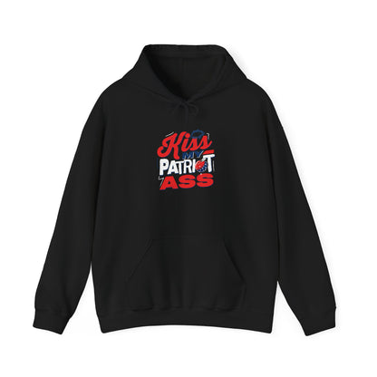 Kiss My Patriot Ass Hoodie - Front Design