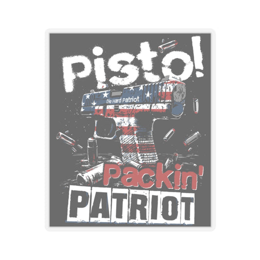 Pistol Packin' Patriot Sticker