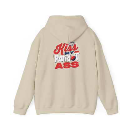 Kiss My Patriot Ass Hoodie - Back Design