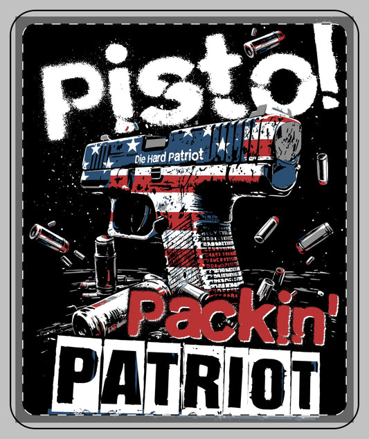 Pistol Packin' Patriot Fleece Blanket