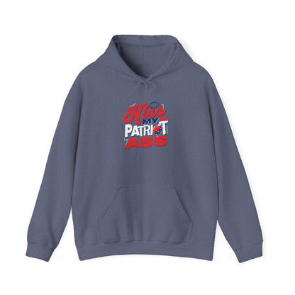 Kiss My Patriot Ass Hoodie - Front Design