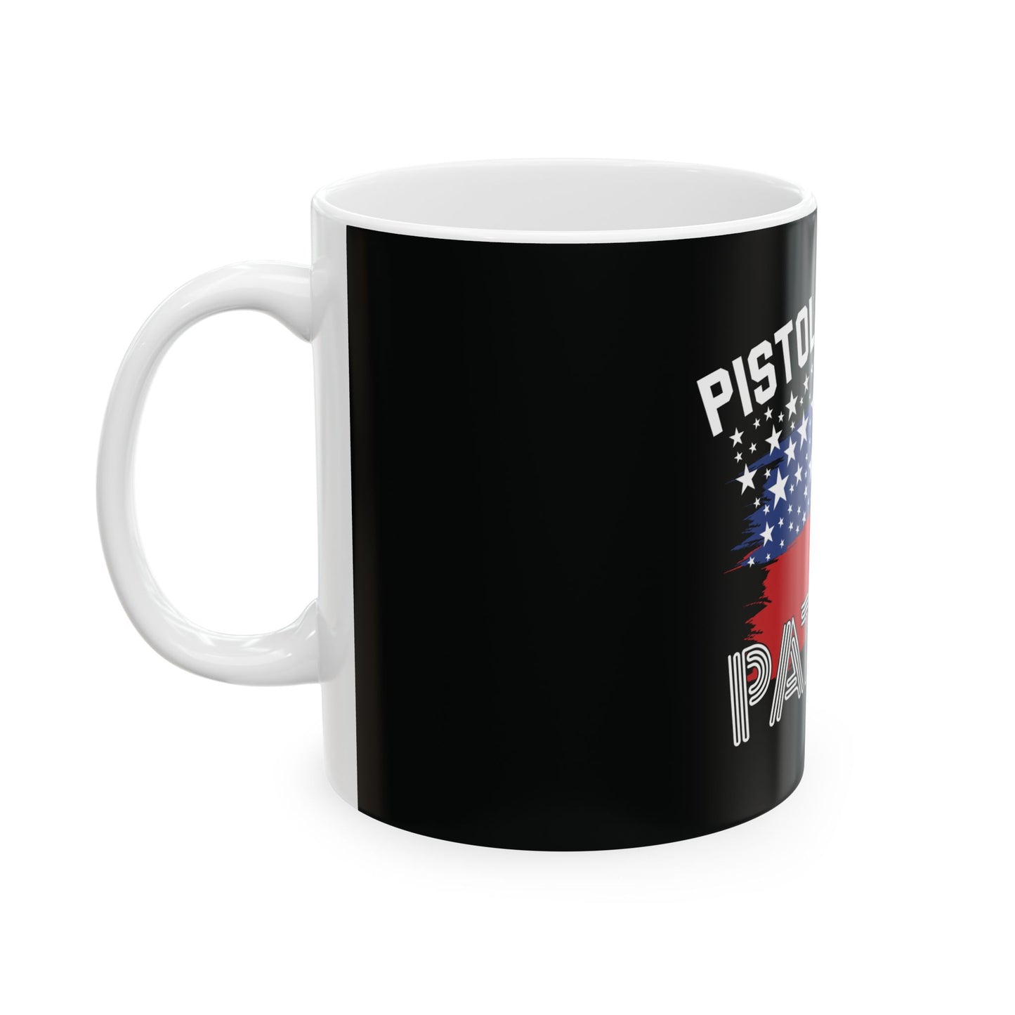 Pistol Packin' Patriot Ceramic Coffee Mug