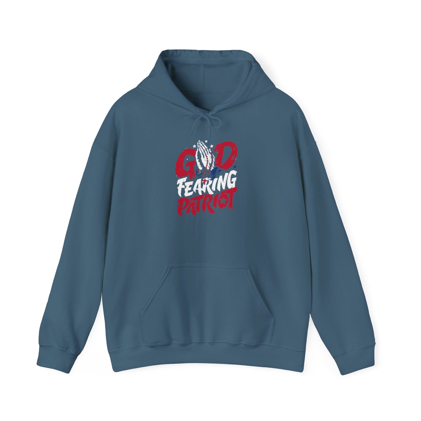 God Fearing Patriot Hoodie - Front Design