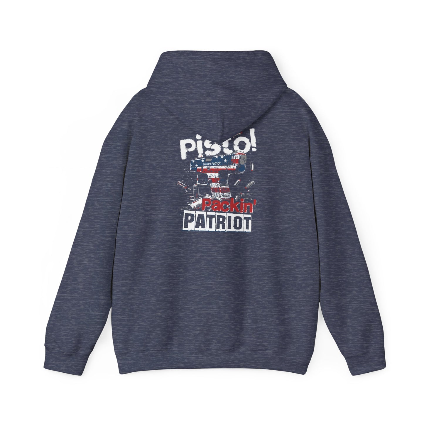 Pistol Packin' Patriot Hoodie - Back Design