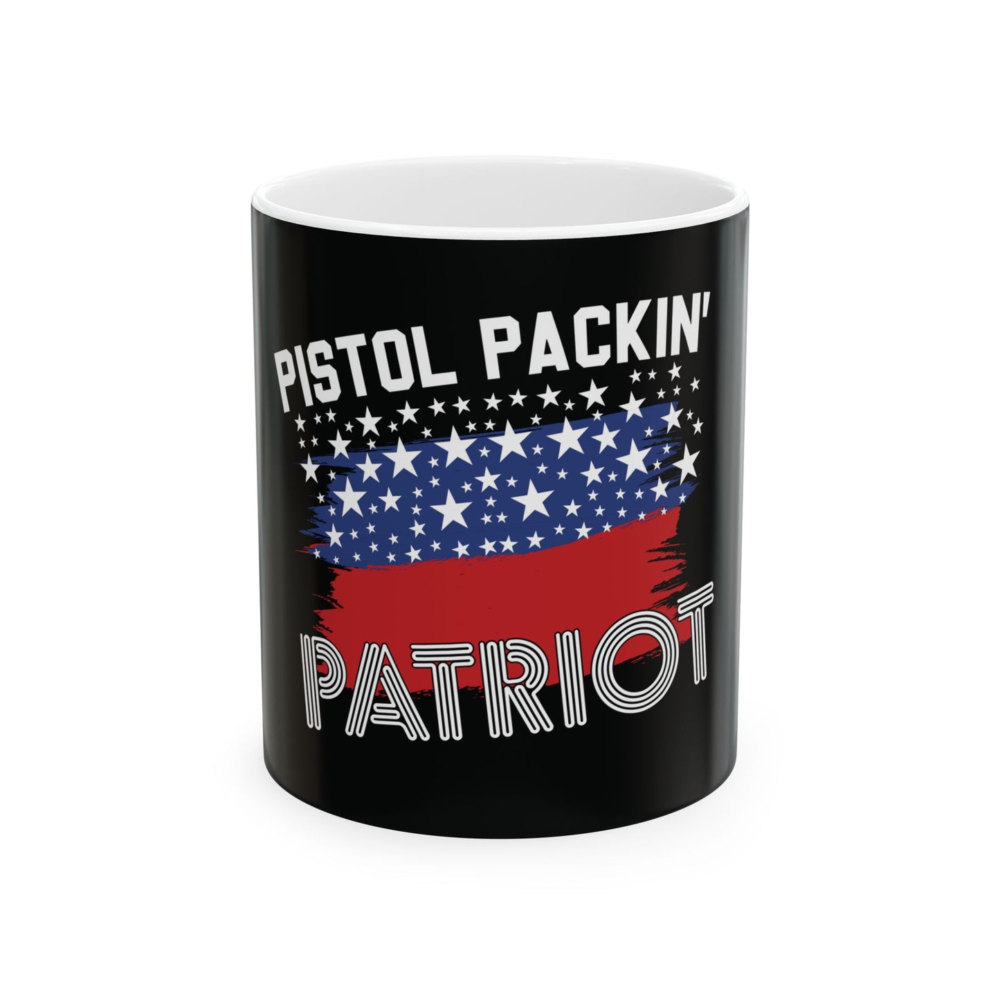 Pistol Packin' Patriot Ceramic Coffee Mug