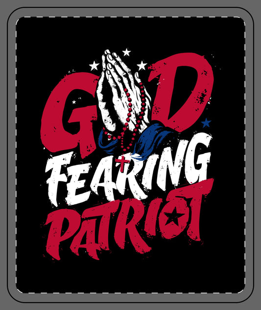 God Fearing Patriot Fleece Blanket