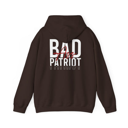 Bad Ass Patriot Hoodie - Back Design