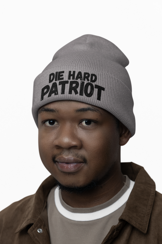 Die Hard Patriot Embroidered Beanie