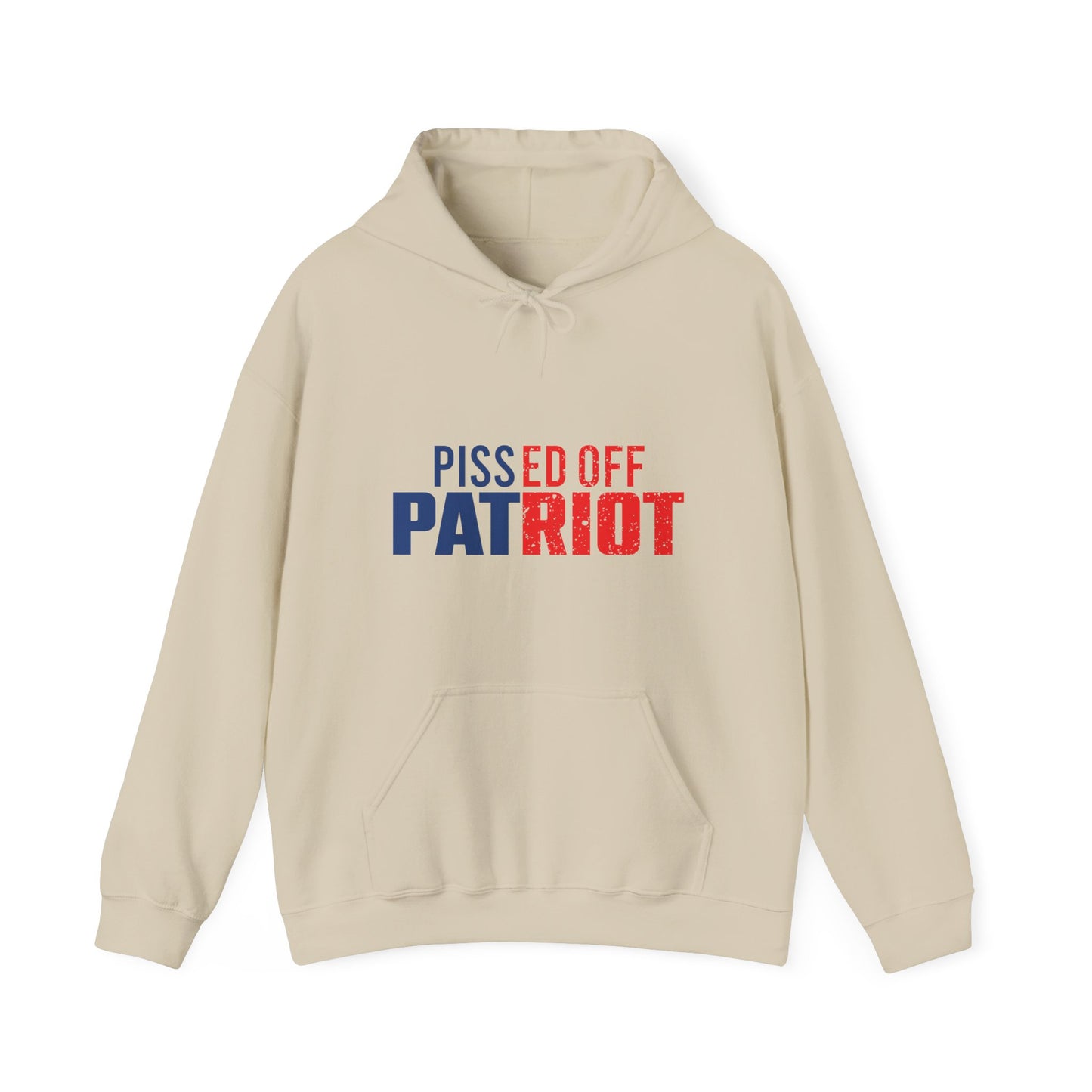 Pissed Off Patriot Hoodie - Front Design