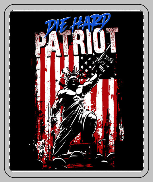 Die Hard Patriot Fleece Blanket