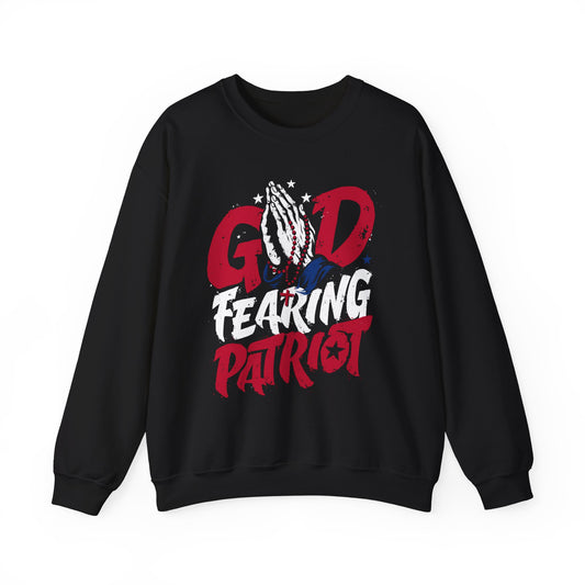 God Fearing Patriot Sweatshirt - Front Design