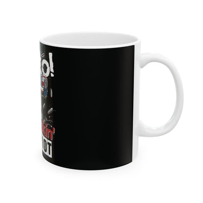 Pistol Packin' Patriot Ceramic Coffee Mug