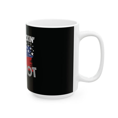 Pistol Packin' Patriot Ceramic Coffee Mug