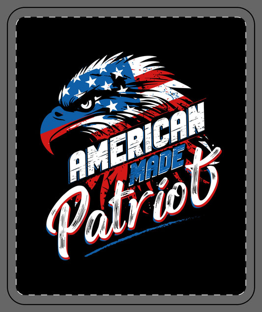 American Made Patriot Fleece Blanket