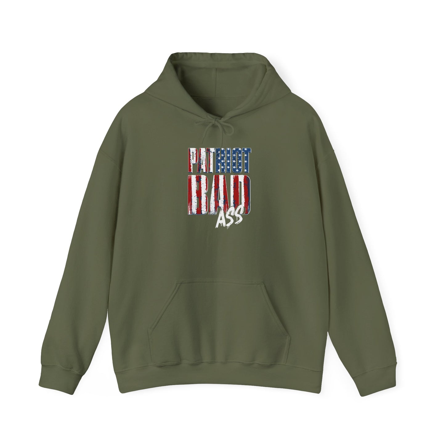 Patriot Bad Ass Hoodie - Front Design