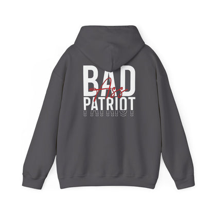 Bad Ass Patriot Hoodie - Back Design